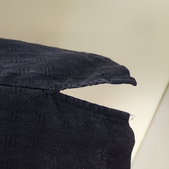 Jamaica Jaxx Black and Off White Leaves/Frons Hawaiian Short Sleeve Men's Shirt - Picture 5 of 12